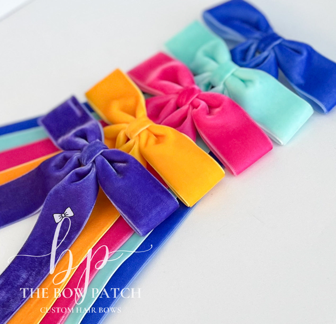 Velvet Schoolgirl Bow (available in 29 colors)