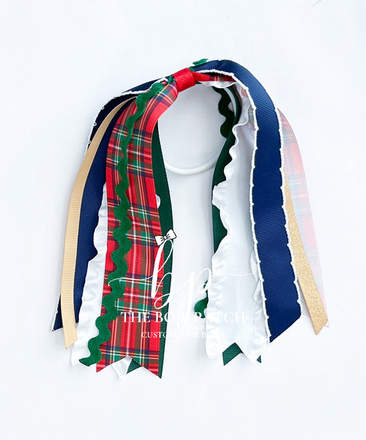 Christmas Plaid Pony-O