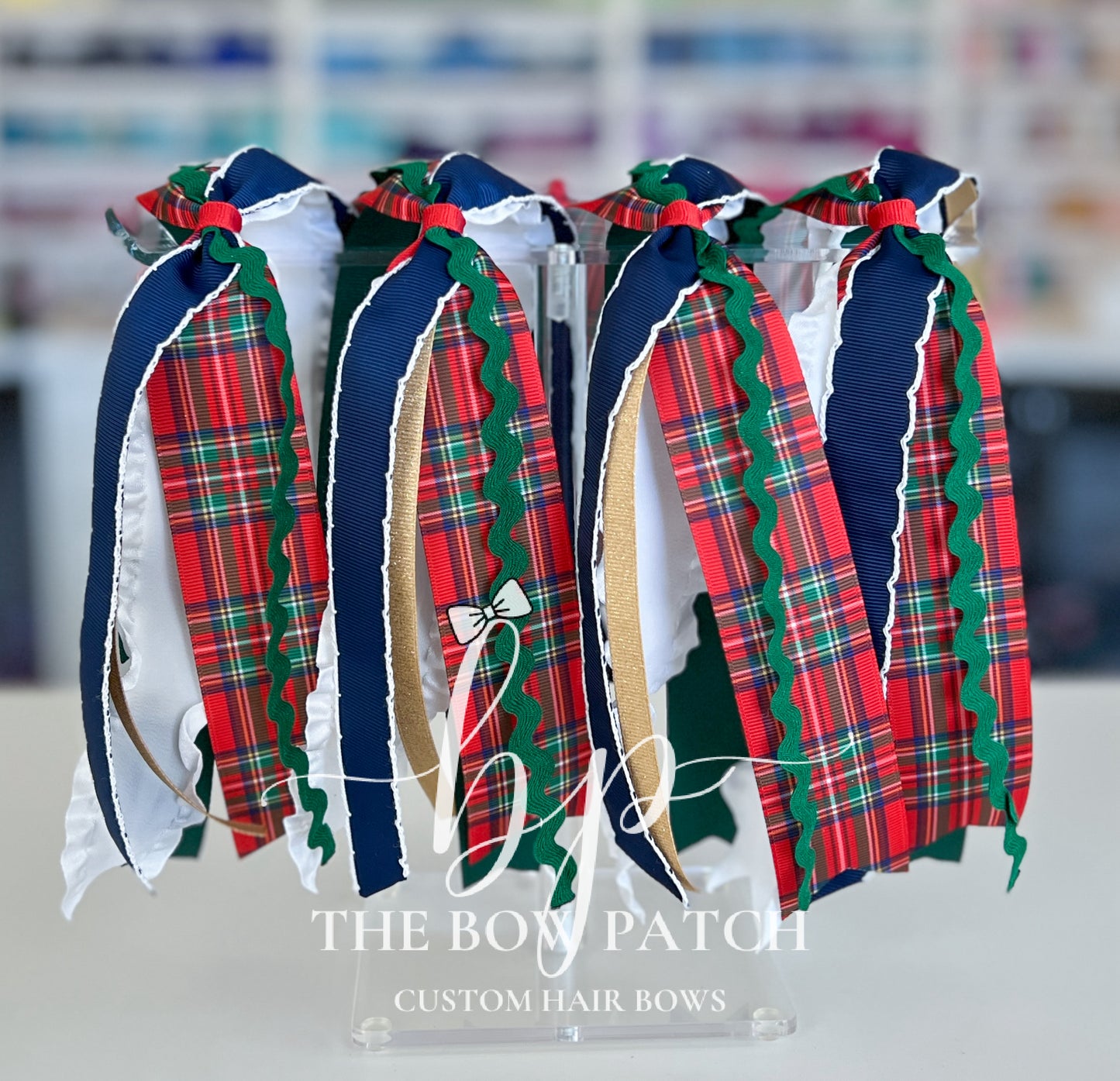 Christmas Plaid Pony-O