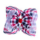 Red / Black / White Gingham Bow