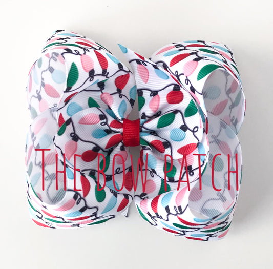 Festive Lights Boutique Bow