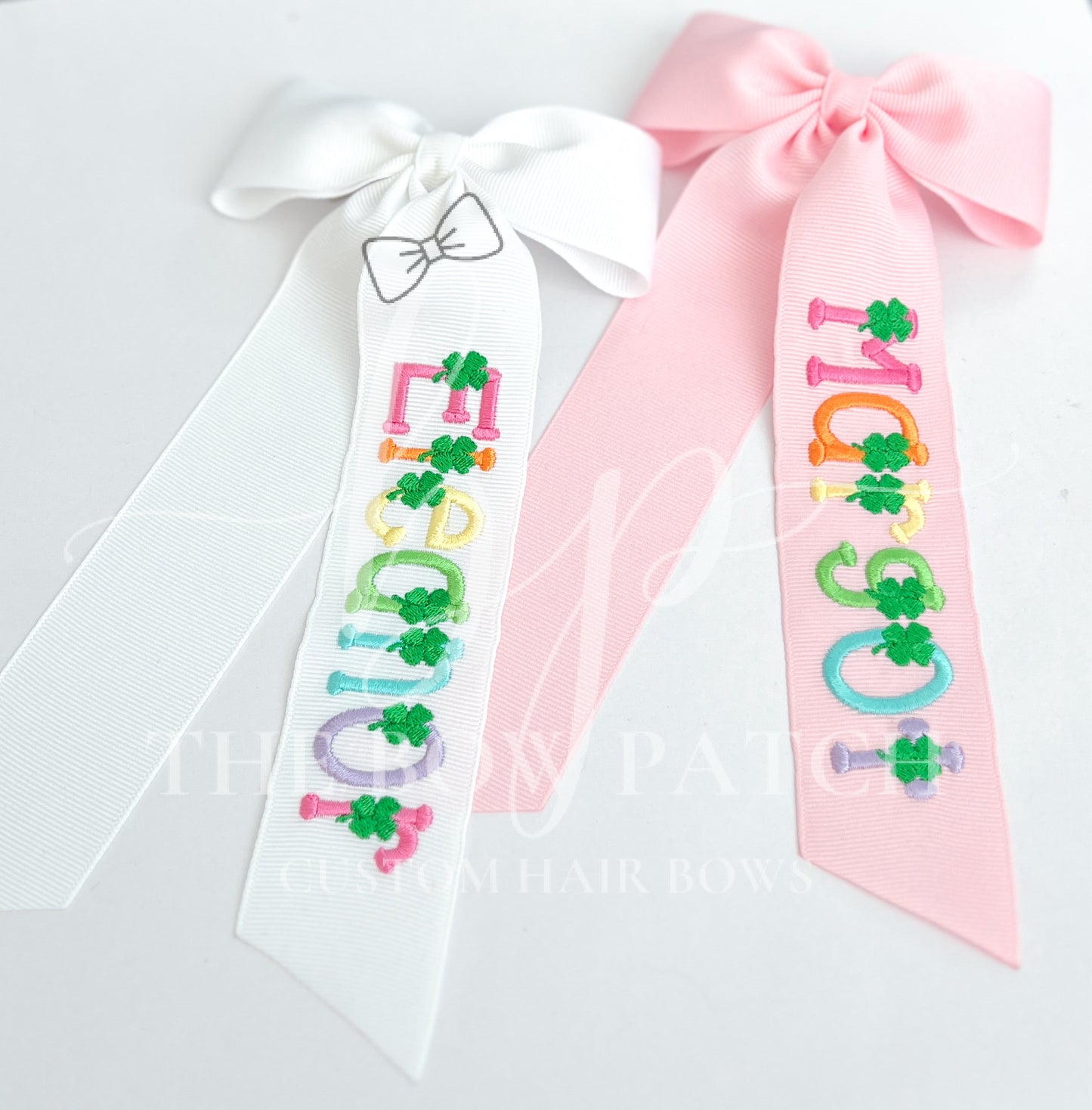 Lucky Charm Schoolgirl Bow