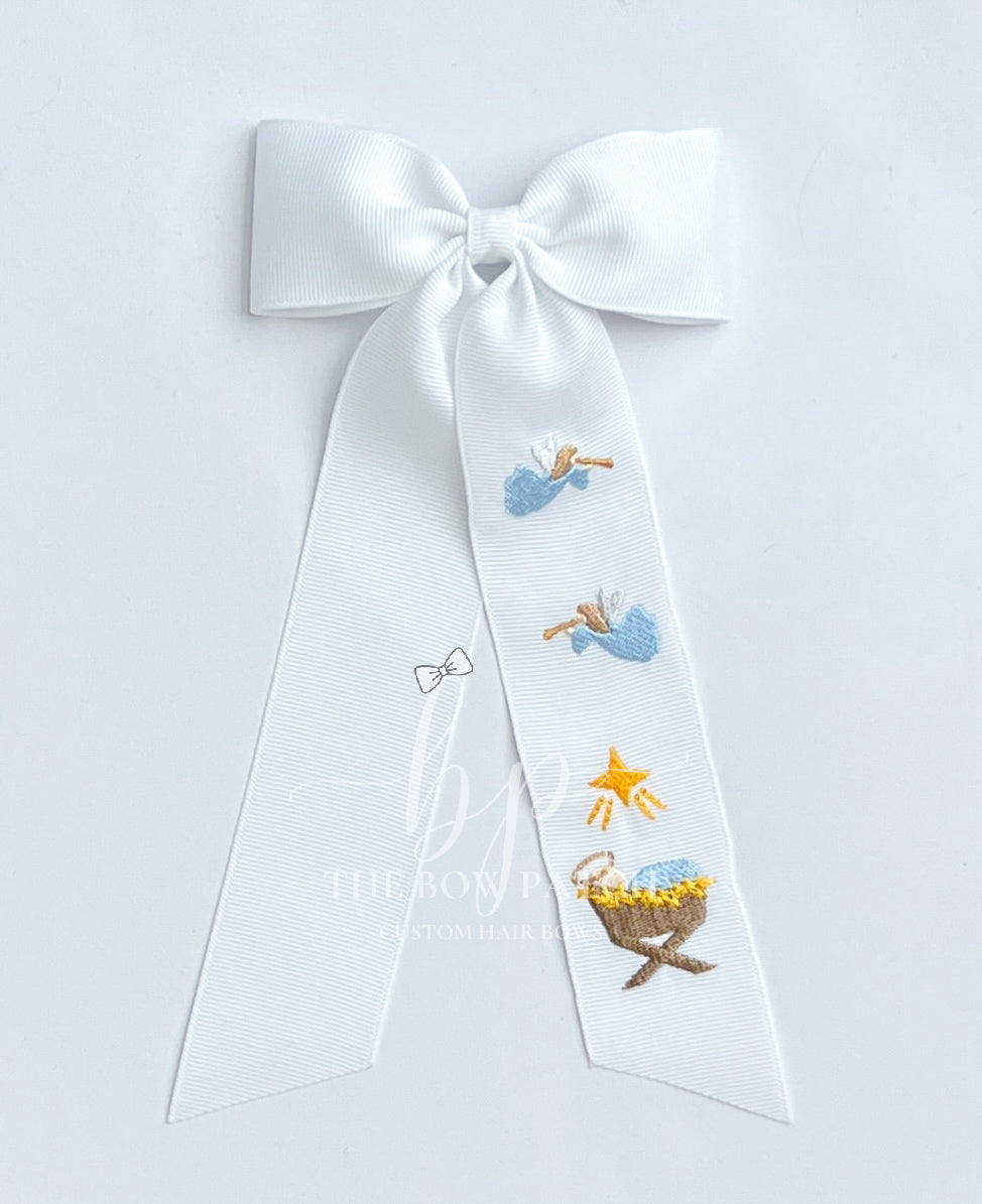 A Savior is Born Schoolgirl Bow