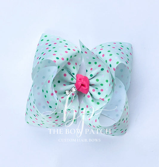 St. Patty Polka Boutique Bow