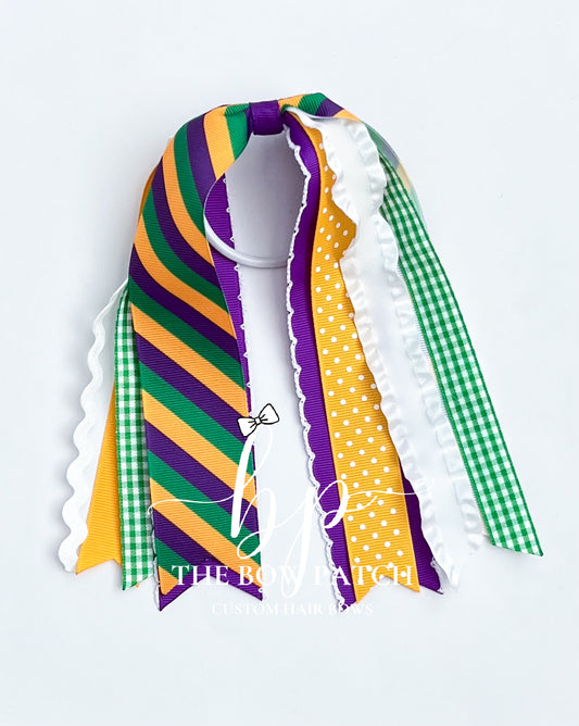 Mardi Gras Stripe Pony-O