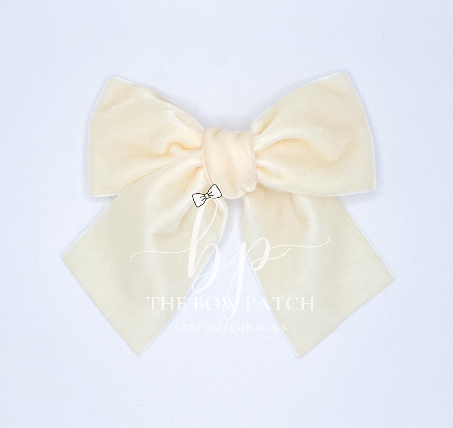 Large Velvet Short Tail Bow (available in 25 colors)