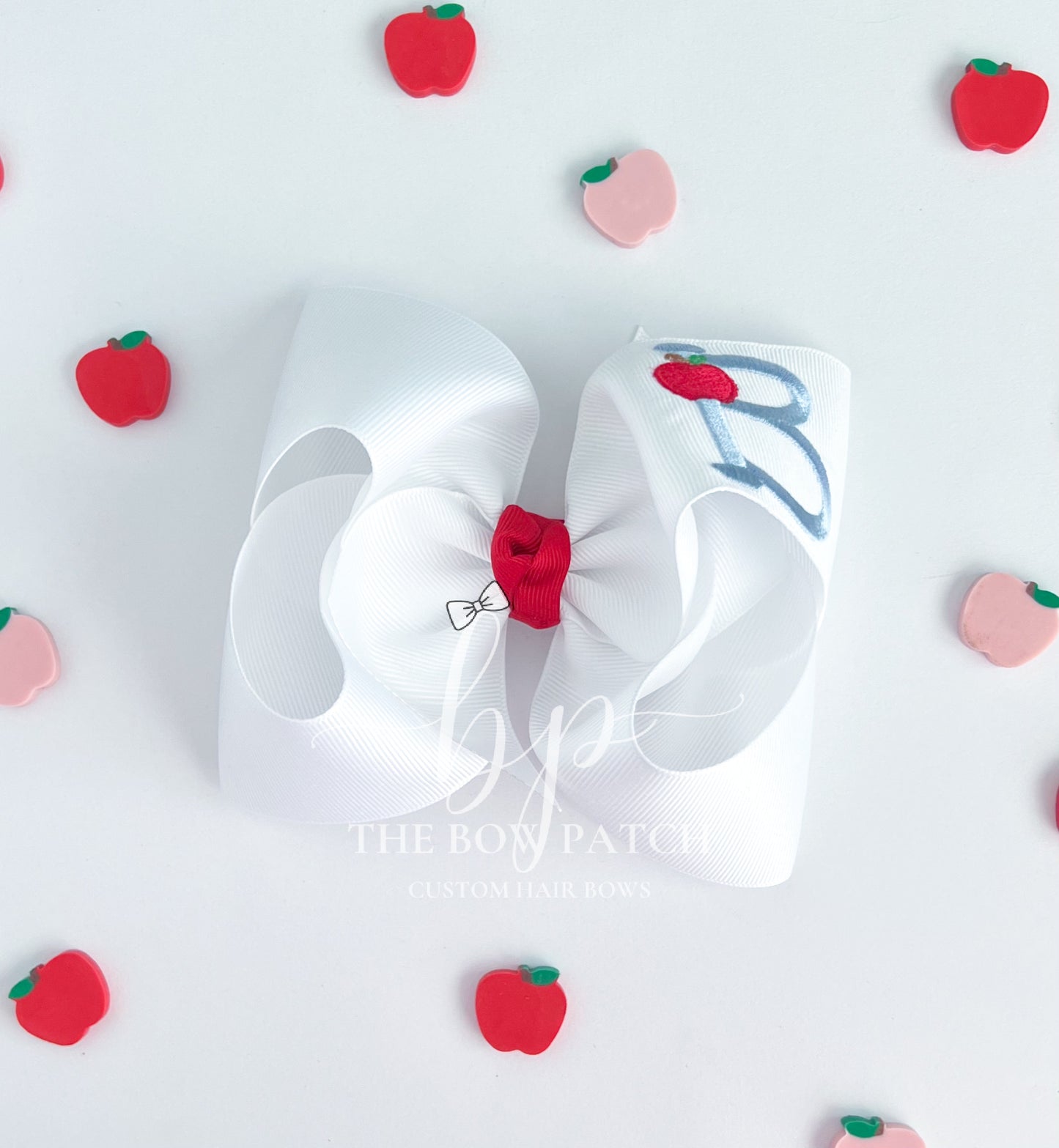 Apple Monogram Bow