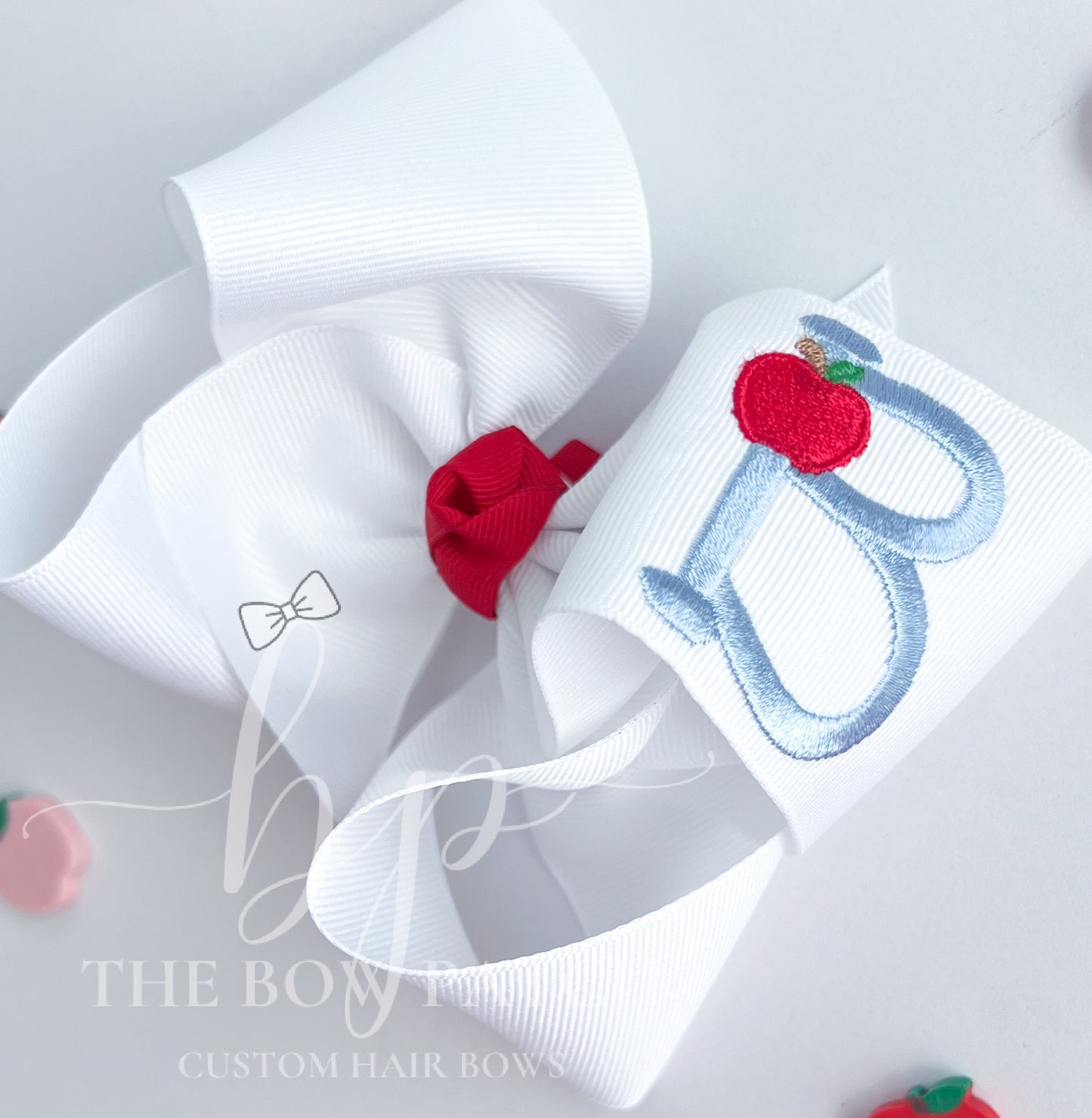 Apple Monogram Bow