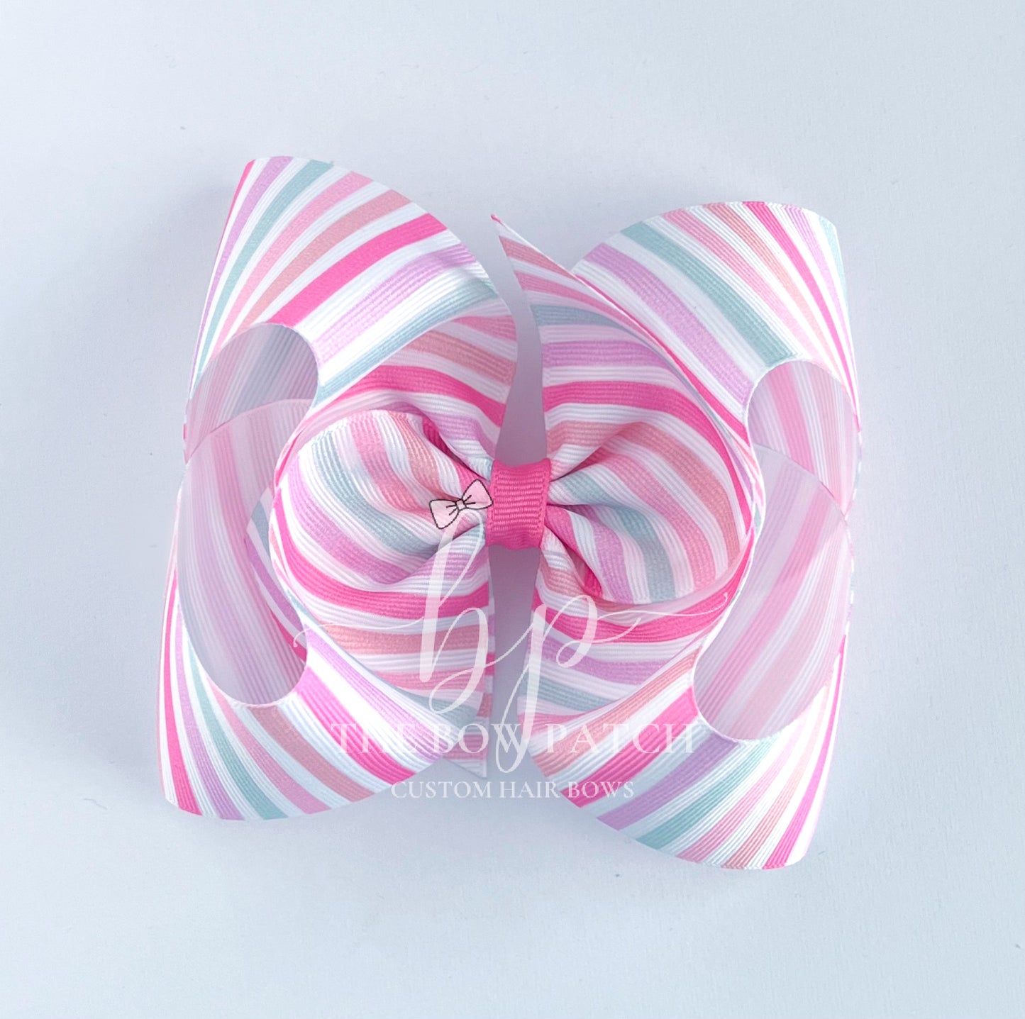 Lollipop Stripe Bow