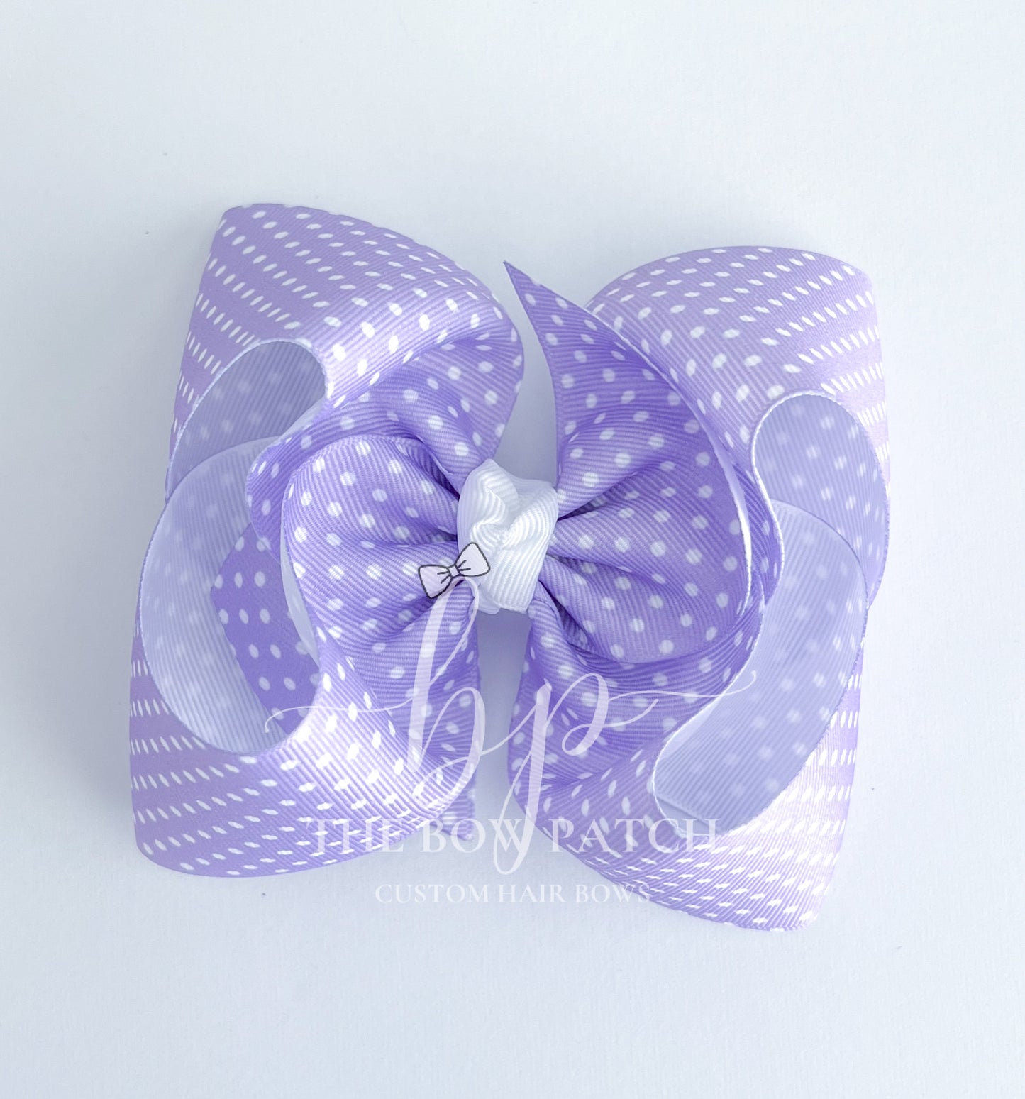 Swiss Polka Dot Bow (Available in 12 colors)