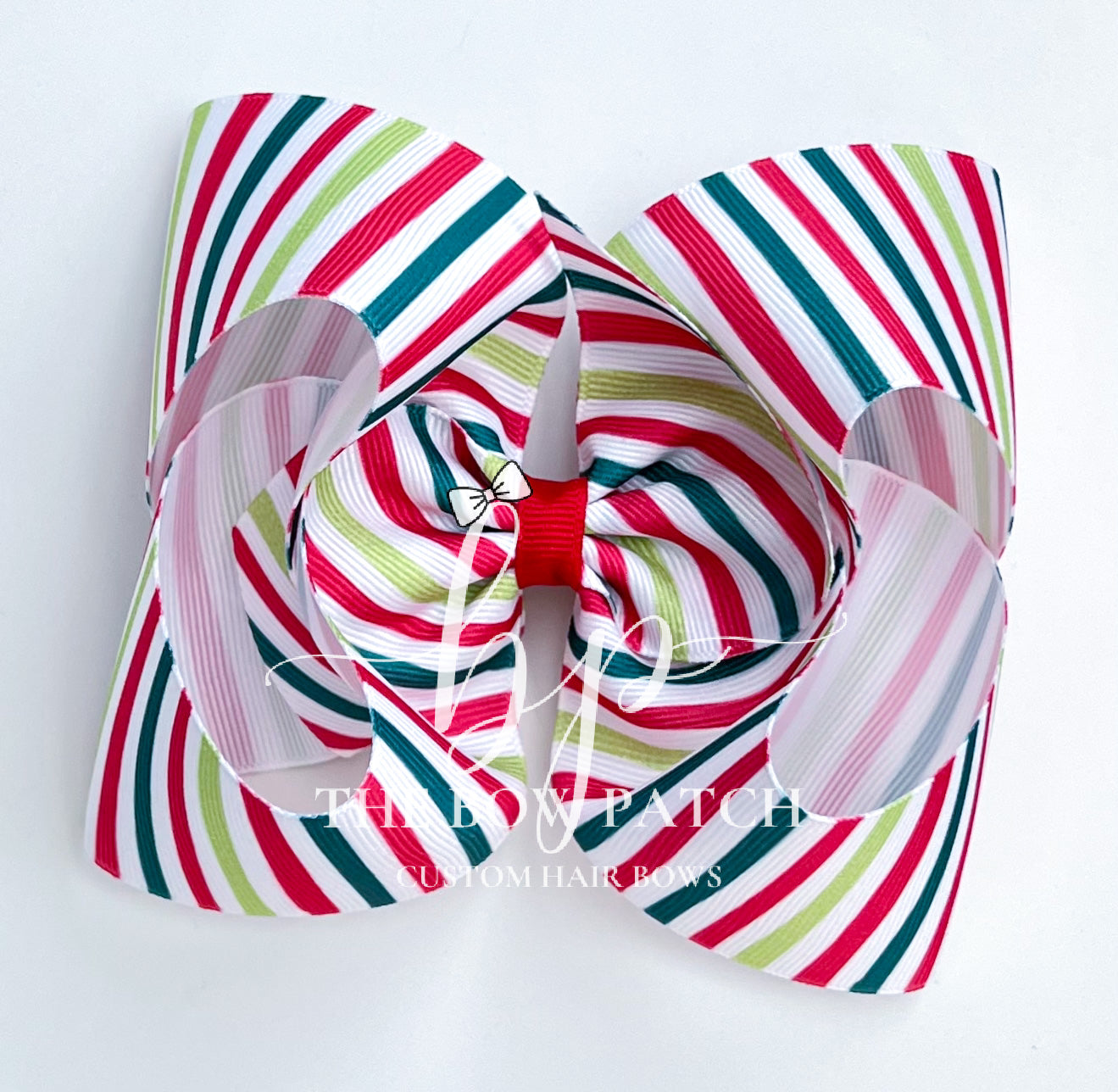 Whoville Stripe Bow