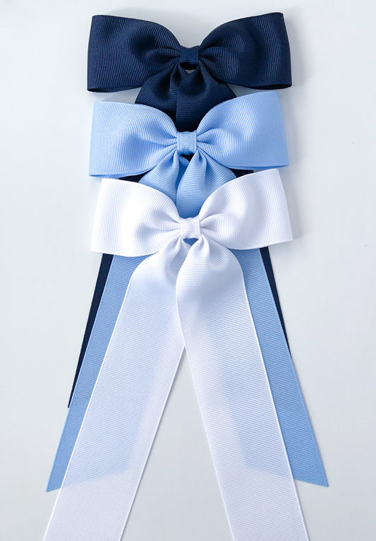 Solid Grosgrain Schoolgirl Bows (available in 100+ colors)