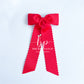 Scalloped Grosgrain Schoolgirl Bow (available in 20 colors)