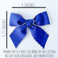 Solid Grosgrain Schoolgirl Bows (available in 100+ colors)