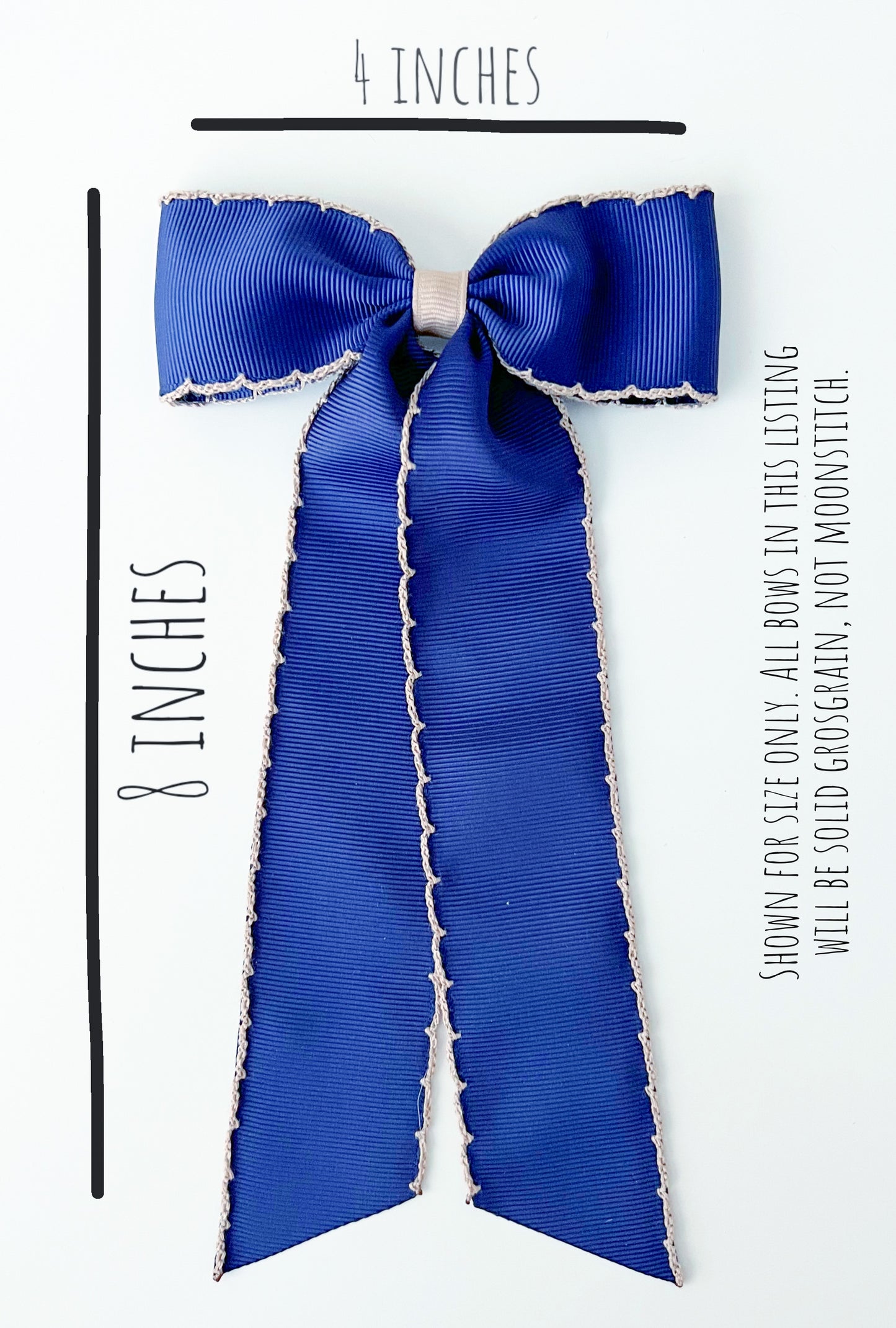 Solid Grosgrain Schoolgirl Bows (available in 100+ colors)