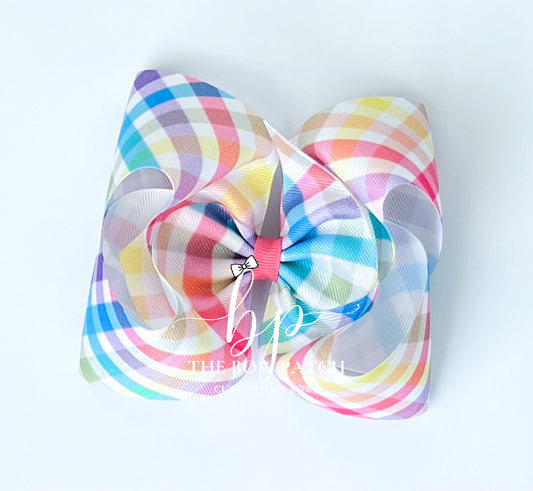 Summer Gingham Bow